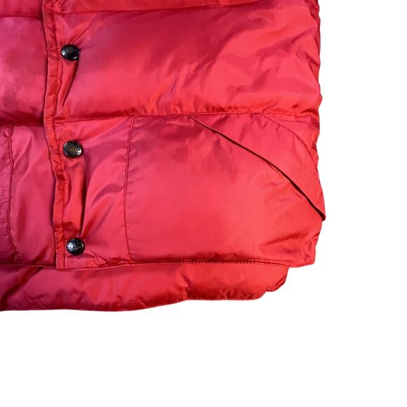 L.L. Bean Kids XS/6 Red Goose Down Puffer Vest Winter Ski Snow Outdoor Warm - Picture 4 of 10